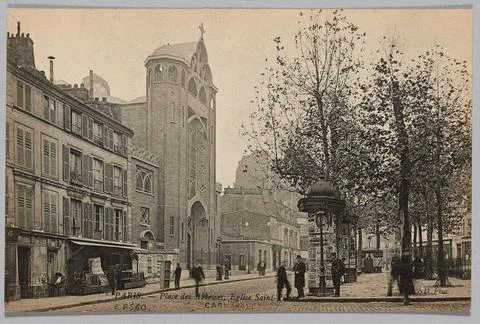 RECORD DATE NOT STATED  P. Marmuse, 438. Paris Ecole et rue d AlÃ sia, Tak.. Foto stock