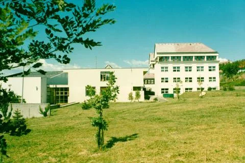 RECORD DATE NOT STATED PÃ cs art high school. The building was designed by.. Fotos de archivo