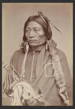RECORD DATE NOT STATED Pacer Peso, Essa-queta: Kiowa Apache Head Chief. Wi... Stock Photos