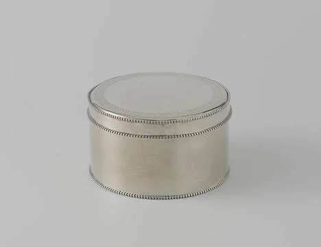 RECORD DATE NOT STATED  Pair of biscuit containers, Diederik Willem Rethme... 스톡 사진