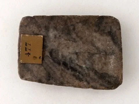 RECORD DATE NOT STATED  Palette. Shale. Gallo-Roman. Paris, Carnavalet mus... Stock Photos