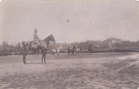 RECORD DATE NOT STATED Parade of Bulgarian and German troops in Varna Copy... Stock-Fotos
