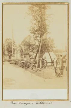 RECORD DATE NOT STATED Parc Francais. Artillerie (No. 2). LÃ on &amp; LÃ vy (F. 写真素材