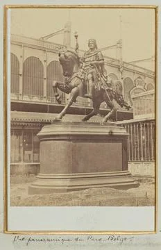 RECORD DATE NOT STATED Parc Belge, Statue de Charlemagne. LÃ on &amp; LÃ vy (F. Fotos Stock