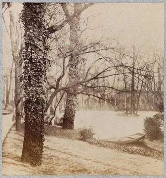RECORD DATE NOT STATED  Parc Monceau. Paris (VIIIth arr.). Anonymous photo... 写真素材
