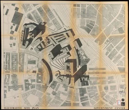 RECORD DATE NOT STATED Parcel 10 : Sears Crescent, Government Center , Sea... Stock Photos