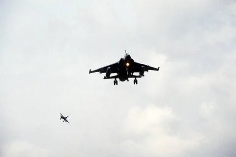 RECORD DATE NOT STATED A pari of French F1-CR-200 Mirage aircraft prepare ... Stock Photos