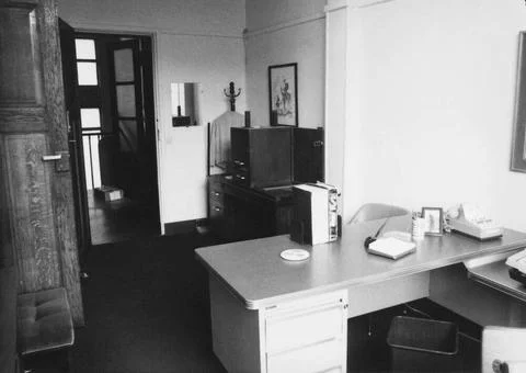RECORD DATE NOT STATED Paris - Annex Office Building - 1976, United States... Fotos de archivo