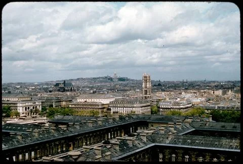 RECORD DATE NOT STATED Paris rooftops , Cities &amp; towns. Edmund L. Mitchell... Foto stock