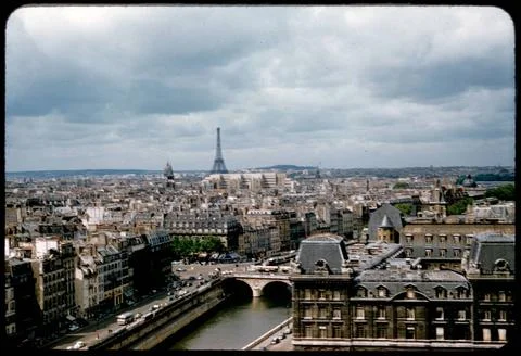 RECORD DATE NOT STATED Paris rooftops , Cities &amp; towns. Edmund L. Mitchell... 库存照片