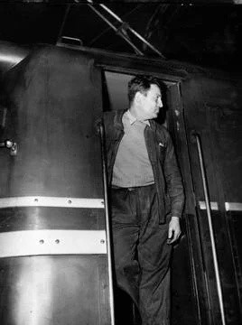 RECORD DATE NOT STATED Paris - Athens Train. Photographs of Marshall Plan ... Foto stock