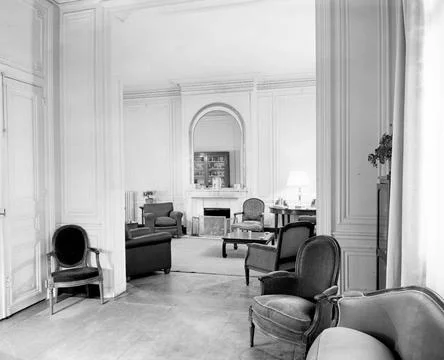 RECORD DATE NOT STATED Paris Apartment of Luke W. Finlay. Photographs of M... Stock Photos