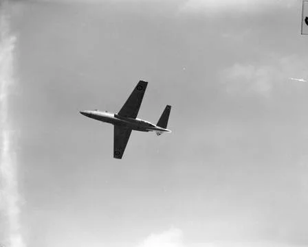 RECORD DATE NOT STATED Paris International Air Show 1953. Photographs of M... Stock Photos