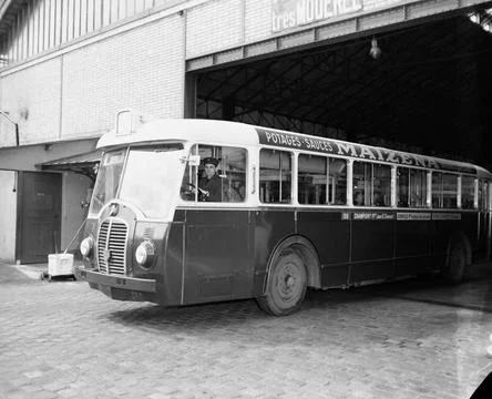 RECORD DATE NOT STATED Paris Bus Driver Fights Against Communism. Photogra... Stock Photos