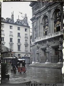 RECORD DATE NOT STATED Paris (iie arr.), France the comic opera place Boie... Foto stock