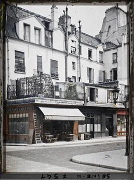 RECORD DATE NOT STATED Paris (Life Arr.), France The angle of the ClÃ ment.. Stock Photos