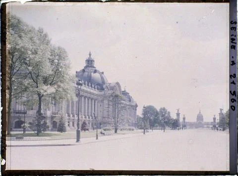 RECORD DATE NOT STATED Paris (8th arr.), France Le Petit Palais and the In... Stock Photos