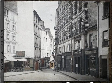 RECORD DATE NOT STATED Paris (Ve arr.), France rue de la Montagne-Ste-Gene... Stock-Fotos