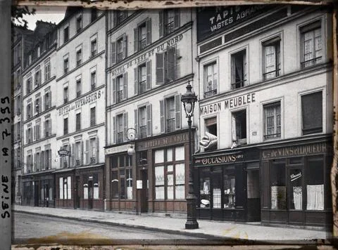 RECORD DATE NOT STATED Paris (18th arr.), France Hotels boulevard de la Ch... Stock Photos
