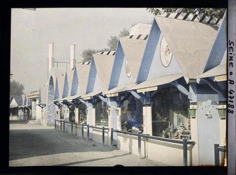 RECORD DATE NOT STATED Paris (7th arr.), France The exhibition of decorati... 库存照片