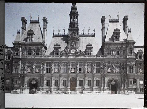 RECORD DATE NOT STATED Paris (4th arr.), France the town hall , (French - ... 库存照片