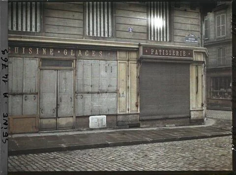 RECORD DATE NOT STATED Paris (5), France Patisserie closed at 2 impasse Ro... Foto stock
