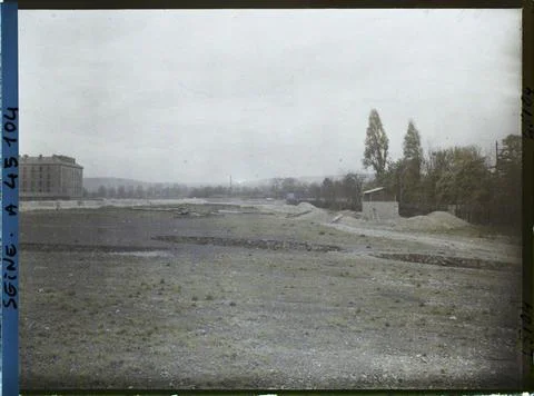 RECORD DATE NOT STATED Paris (16th arr.), France The location of the old f... 写真素材