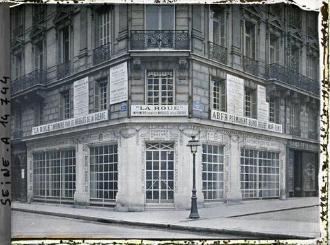 RECORD DATE NOT STATED Paris (8th arr.), France Imprimerie for the blind w... 스톡 사진