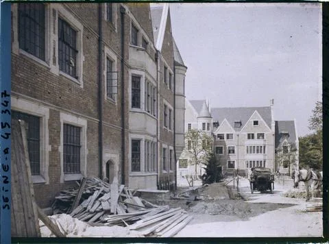 RECORD DATE NOT STATED Paris (XIV arr.), France The University City, the D... 스톡 사진