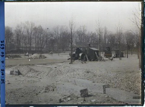 RECORD DATE NOT STATED Paris (16th arr.), France Location of old fortifica... 写真素材