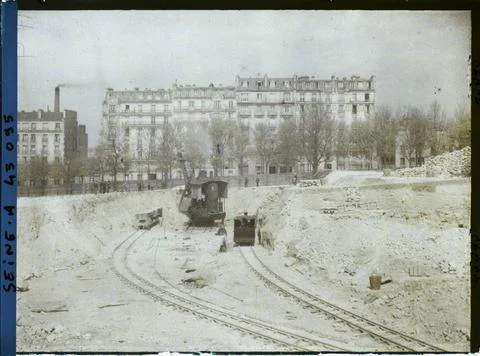 RECORD DATE NOT STATED Paris (15th arr.), France The location of the old f... Stockfoto's