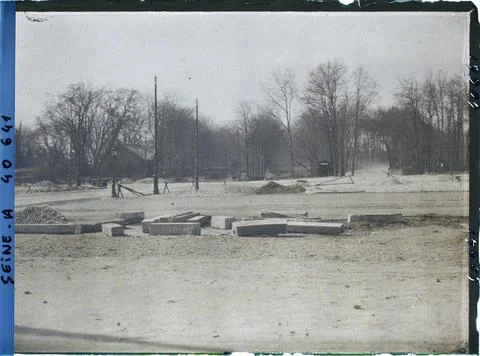 RECORD DATE NOT STATED Paris (16th arr.), France Location of old fortifica... 写真素材