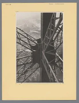 RECORD DATE NOT STATED  Paris. Eiffel Tower, Anonymous, 1887 - 1889 photog... Stock Photos