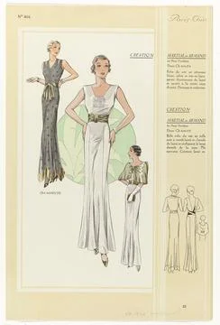 RECORD DATE NOT STATED  Paris Chic, No. 404 : Creation Martial et Armand (... Stock Photos