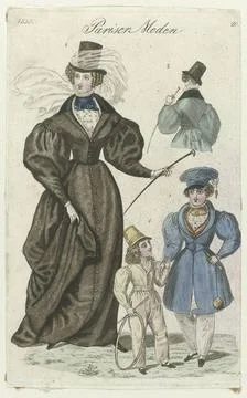 RECORD DATE NOT STATED  Paris Mature, 1830, No. 20, 1830 Standing woman dr... Foto stock