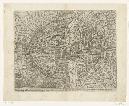 RECORD DATE NOT STATED  Paris captured by Hendrik IV, 1594, 1594 - 1596 pr... Stock Photos