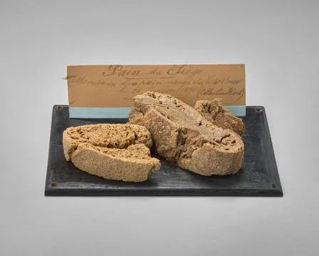 RECORD DATE NOT STATED  Paris siege bread (dummy title). Glass, material o... Foto stock