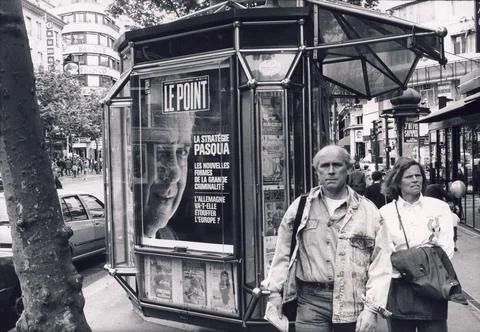RECORD DATE NOT STATED Paris /France / may-1994 / Paris life in may-1994 f... 스톡 사진