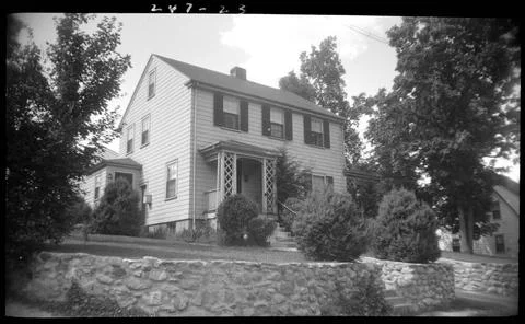 RECORD DATE NOT STATED Park Ave 23 , Houses. Needham Building Collection C... Fotos de archivo