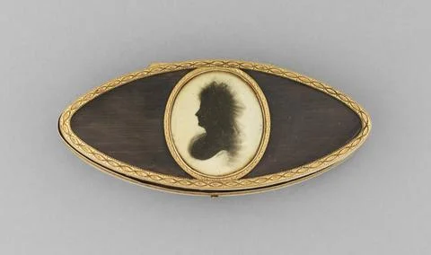 RECORD DATE NOT STATED Patch Box Mounted With Miniatures (England); John M... Stock Photos