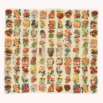 RECORD DATE NOT STATED Patchwork Cover (USA); silk, cotton Copyright: xpie... Stock Photos