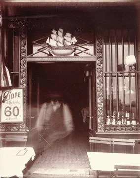 RECORD DATE NOT STATED  At the Petit Dunkirk , Quai de Conti. Paris (6th a... Stock Photos