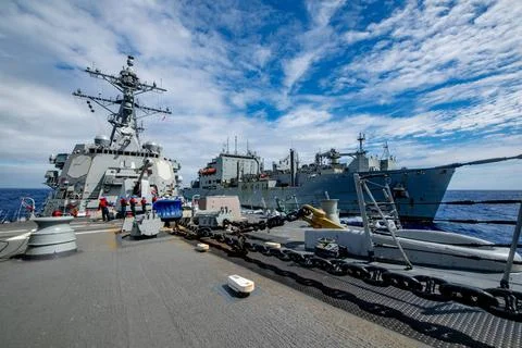 RECORD DATE NOT STATED PHILIPPINE SEA (March 18, 2022) Sailors handle the ... Photos