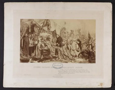 RECORD DATE NOT STATED  Picture photography from the 1874 Paris salon, fro... Stock Photos