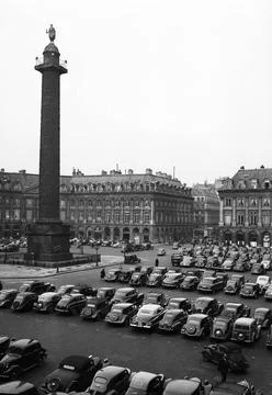 RECORD DATE NOT STATED Place Vendome Paris. Photographs of Marshall Plan P... Stock Photos