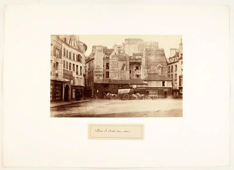 RECORD DATE NOT STATED  Place Saint-AndrÃ -des-Arts. Paris (6th arr.), Bet.. Stockfoto's