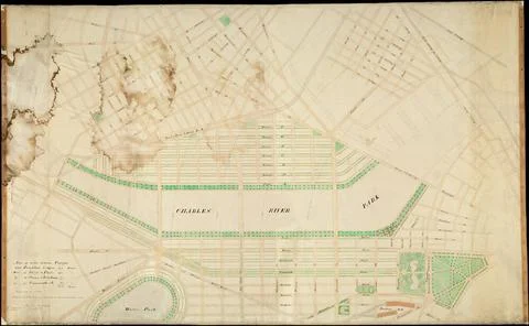 RECORD DATE NOT STATED Plan for proposed Charles River Park , Boston Mass.... Photos
