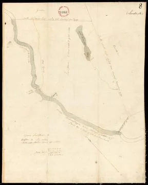 RECORD DATE NOT STATED Plan of Lewiston, surveyor s name not given, dated ... Stock Photos