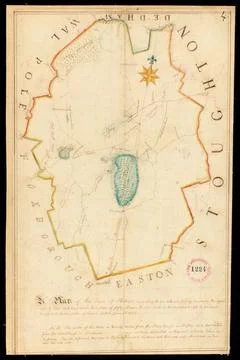 RECORD DATE NOT STATED Plan of Sharon, surveyor s name not given, dated 17... Stock Photos
