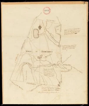 RECORD DATE NOT STATED Plan of Egremont made by David Fairchild, dated Dec... Foto stock